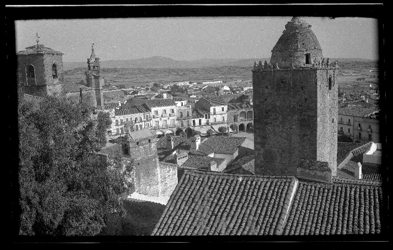 Vista de Trujillo desde un lugar elevado