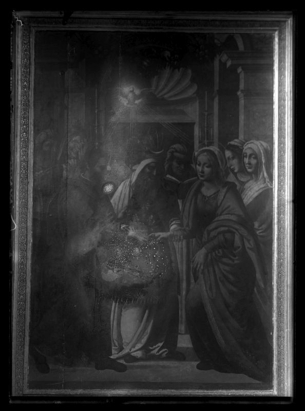Cuadro de los Desposorios de la Virgen, del Museo de la Catedral de Murcia, obra de  Hernando de Llanos