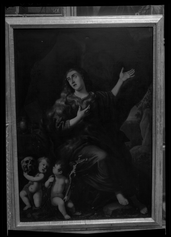 Cuadro de la Magdalena Penitente con dos ángeles, del Convento de Madre de Dios de Murcia