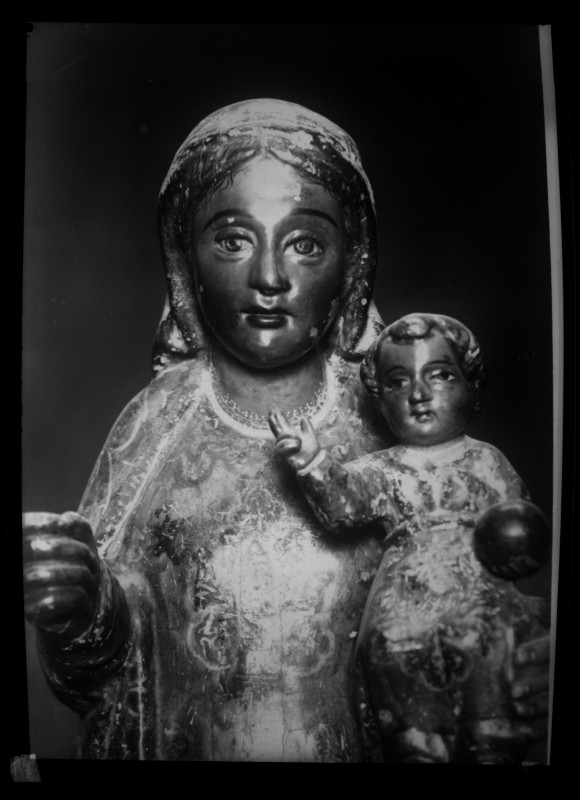 Escultura de la Virgen de Sopetrán del convento de Verónicas de Murcia