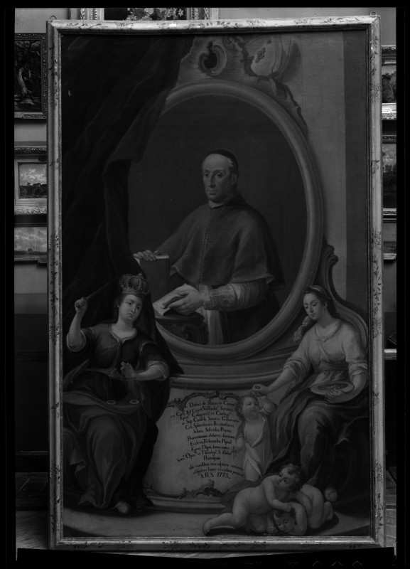 Retrato del obispo Diego de Rojas del Palacio episcopal de Murcia, obra de P. Pedemonte