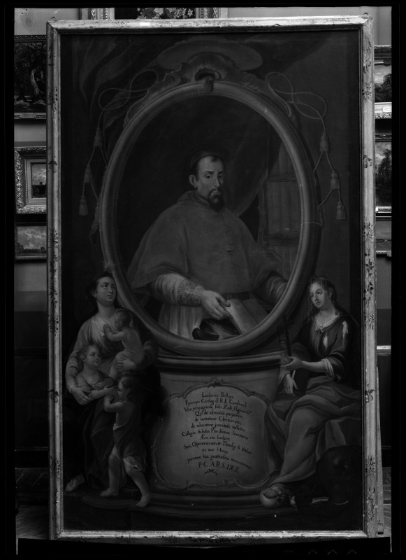 Retrato del cardenal Belluga del Palacio episcopal de Murcia, obra de P. Pedemonte
