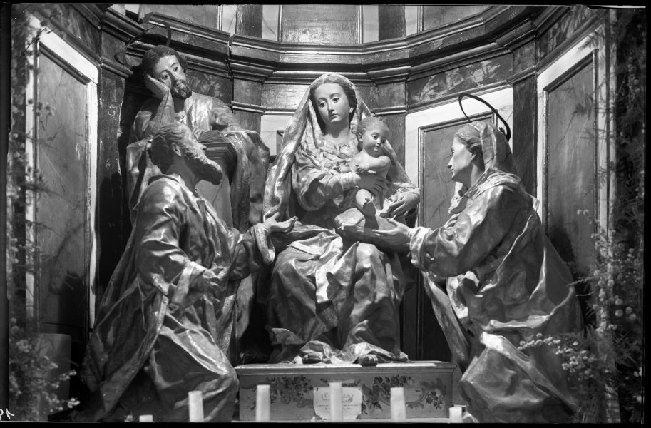 Grupo escultórico de la Sagrada Familia de la iglesia de San Miguel de Murcia, obra de Francisco Salzillo