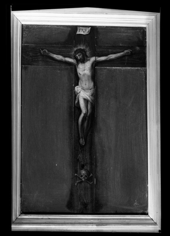 Cuadro de Cristo crucificado, propiedad de la Fundación de Isabel López López