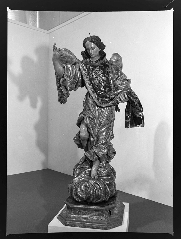 Escultura de San Rafael de la iglesia de San Juan de Dios de Murcia, obra de Francisco Salzillo