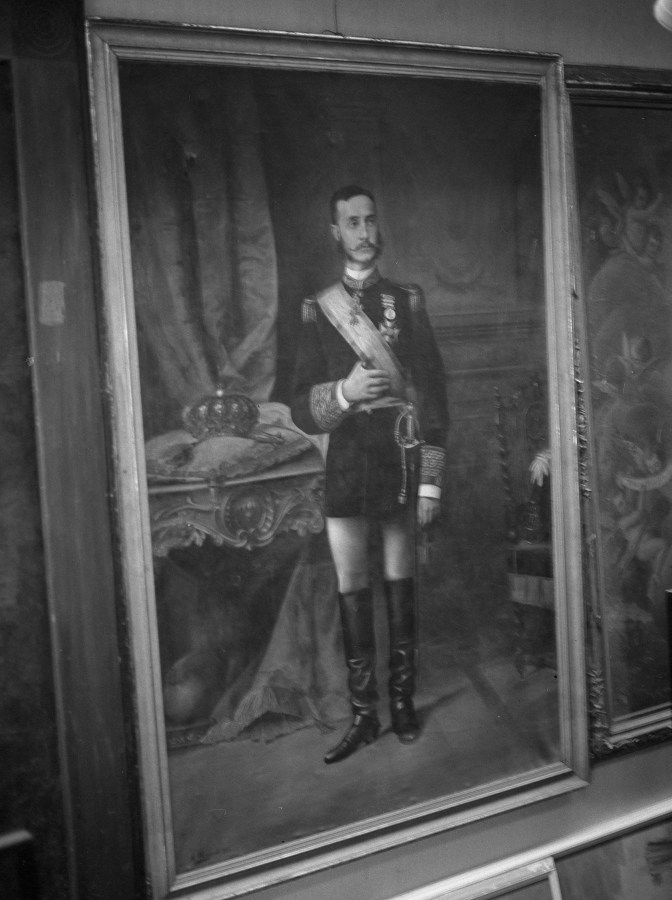 Retrato oficial de Alfonso XII, obra de Antonio Meseguer