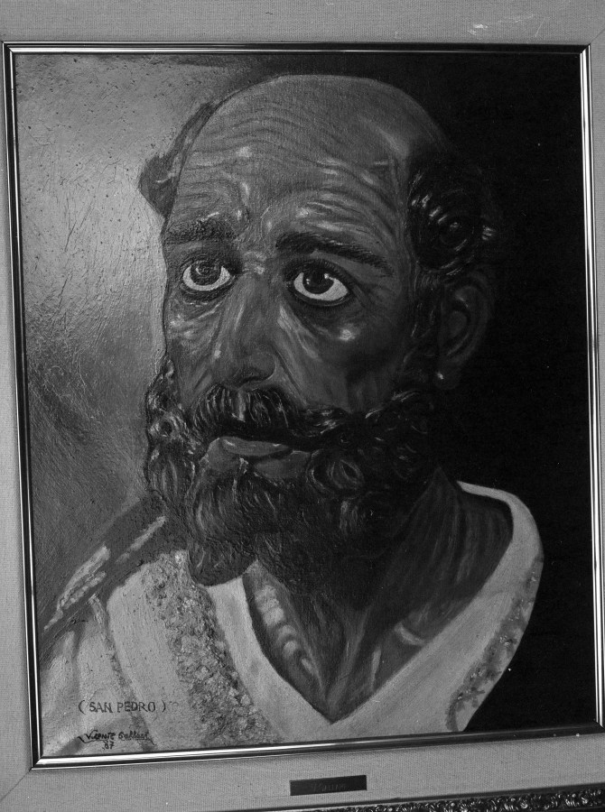 Retrato de San Pedro Apóstol (pintura), obra de V. Gallart