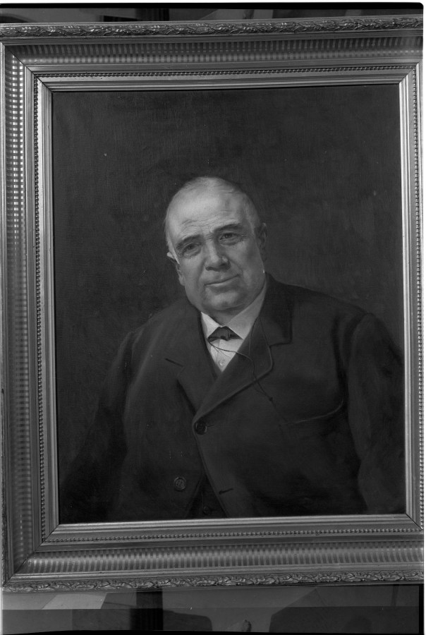 Retrato de D. José Gómez García, obra de Manuel Ussel de Guimbarda