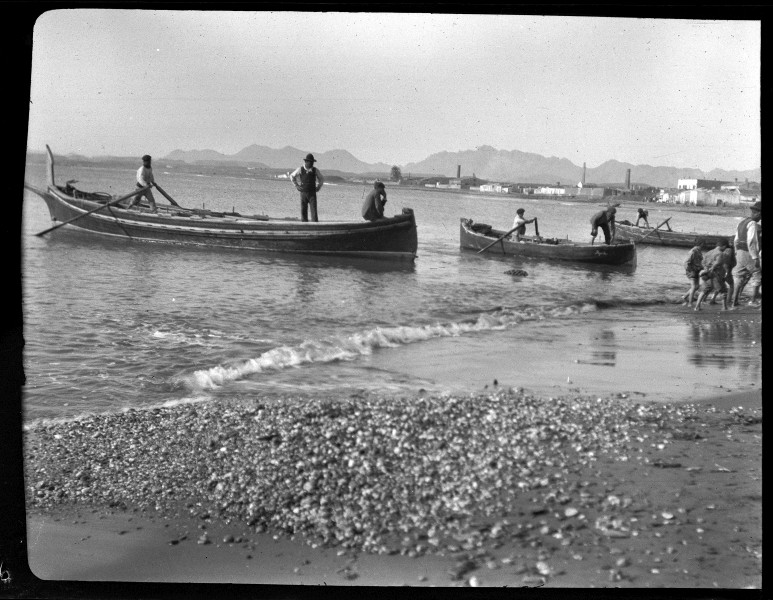 Barcos de pesca en el puerto de Poniente en Águilas.
