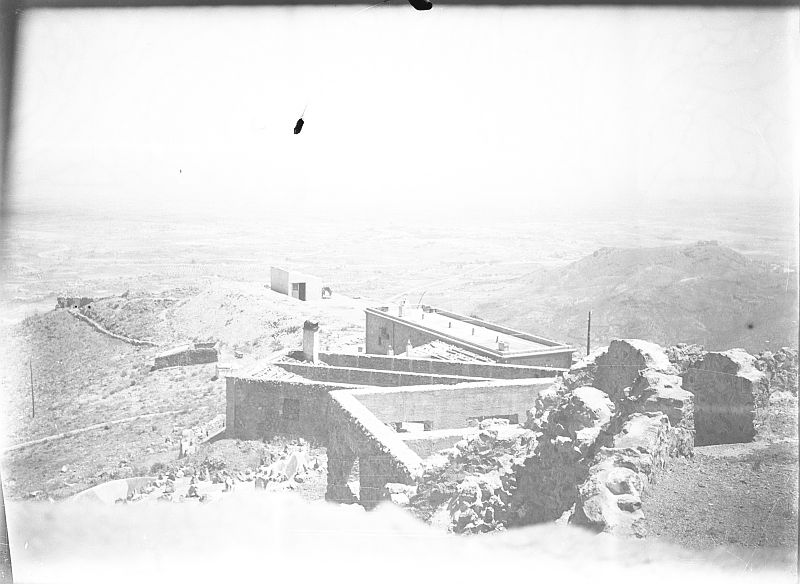 Vista panorámica tomada desde una batería de artillería de Cartagena