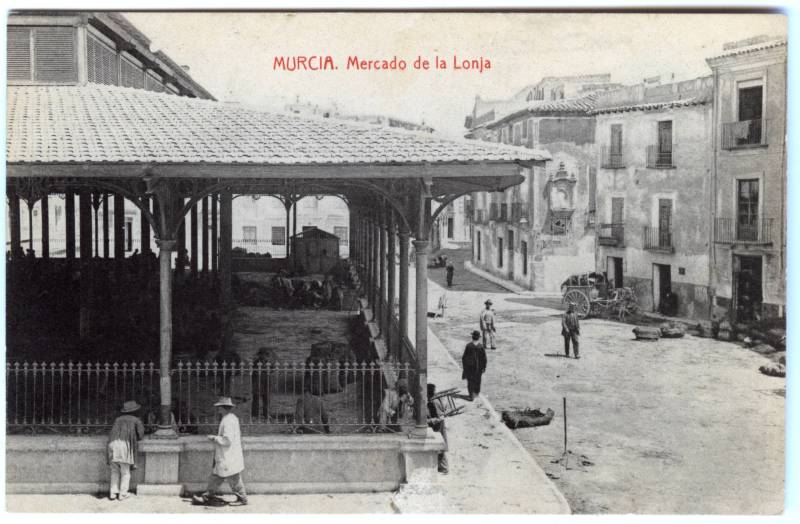 El mercado de la Lonja en Murcia.