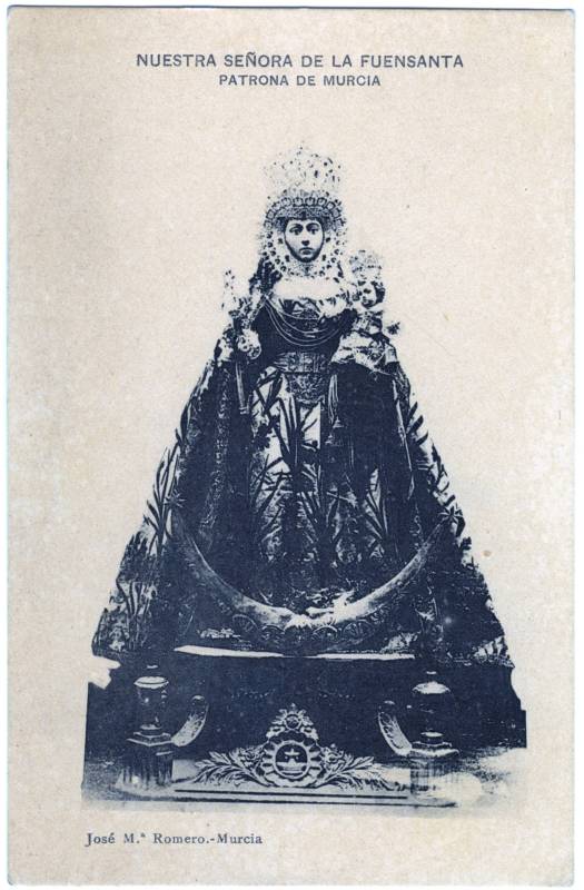 Imagen de Nuestra Señora de la Fuensanta. Patrona de Murcia.