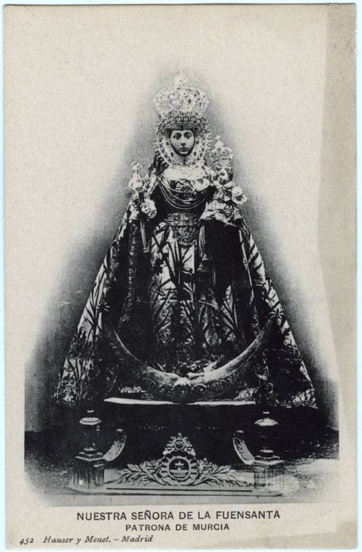 Imagen de Nuestra Señora de la Fuensanta. Patrona de Murcia.