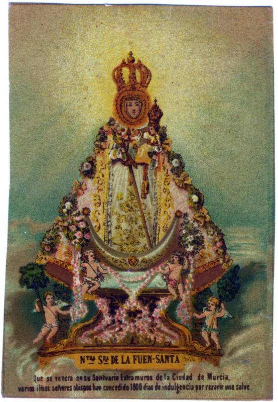 Imagen de Nuestra Señora de la Fuensanta.
