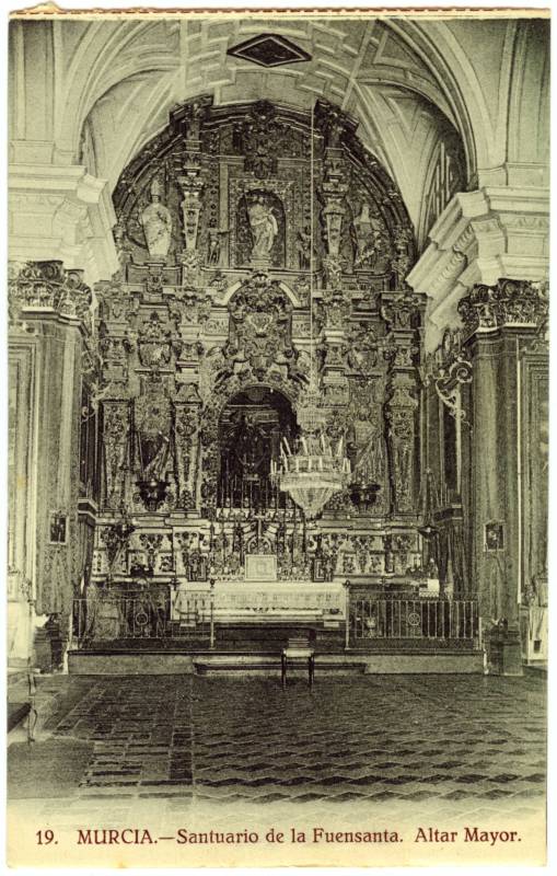 Altar Mayor del Santuario de Nuestra Señora de la Fuensanta.