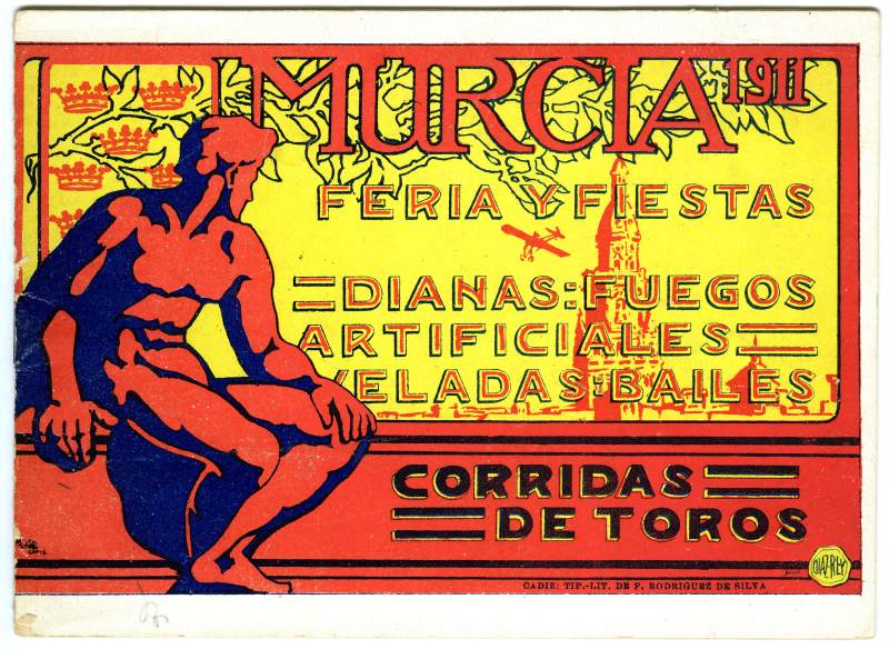 Programa de las Feria y Fiestas de Murcia del año 1911.