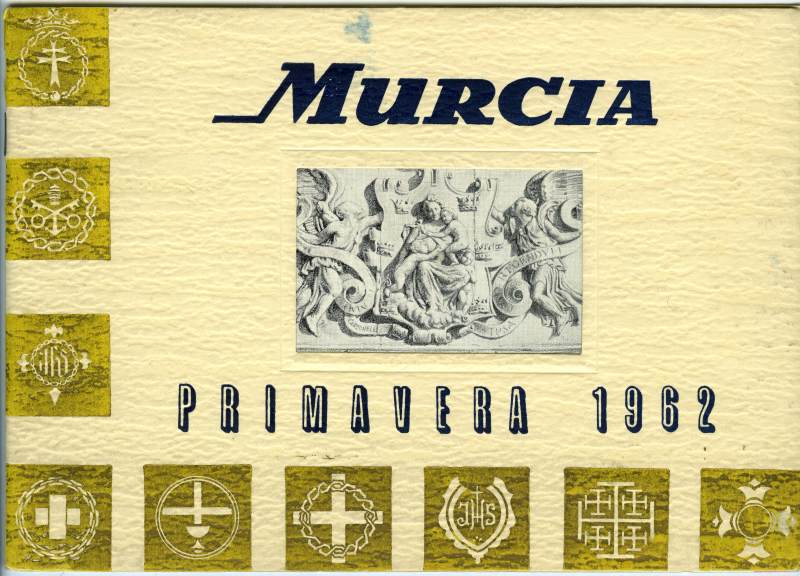 Programa de las Fiestas de Primavera de Murcia del año 1962.