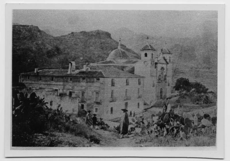 Reproducción de una imagen del Santuario de  la Fuensanta en Murcia.