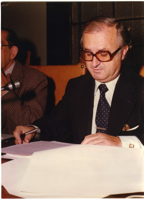 Retrato de Joaquín Esteban Mompeán, consejero del Consejo Regional de Murcia.
