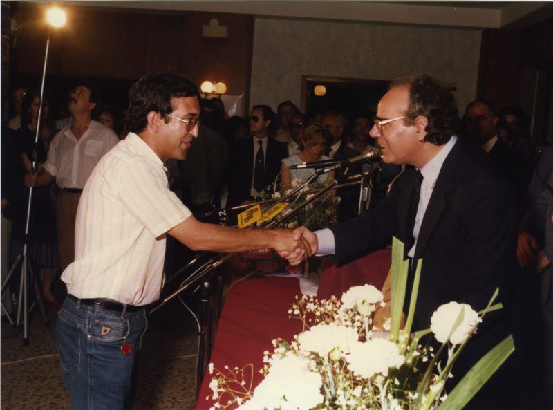 Reportaje fotográfico de la celebración del Día de la Región de Murcia en Mazarrón. Año 1984