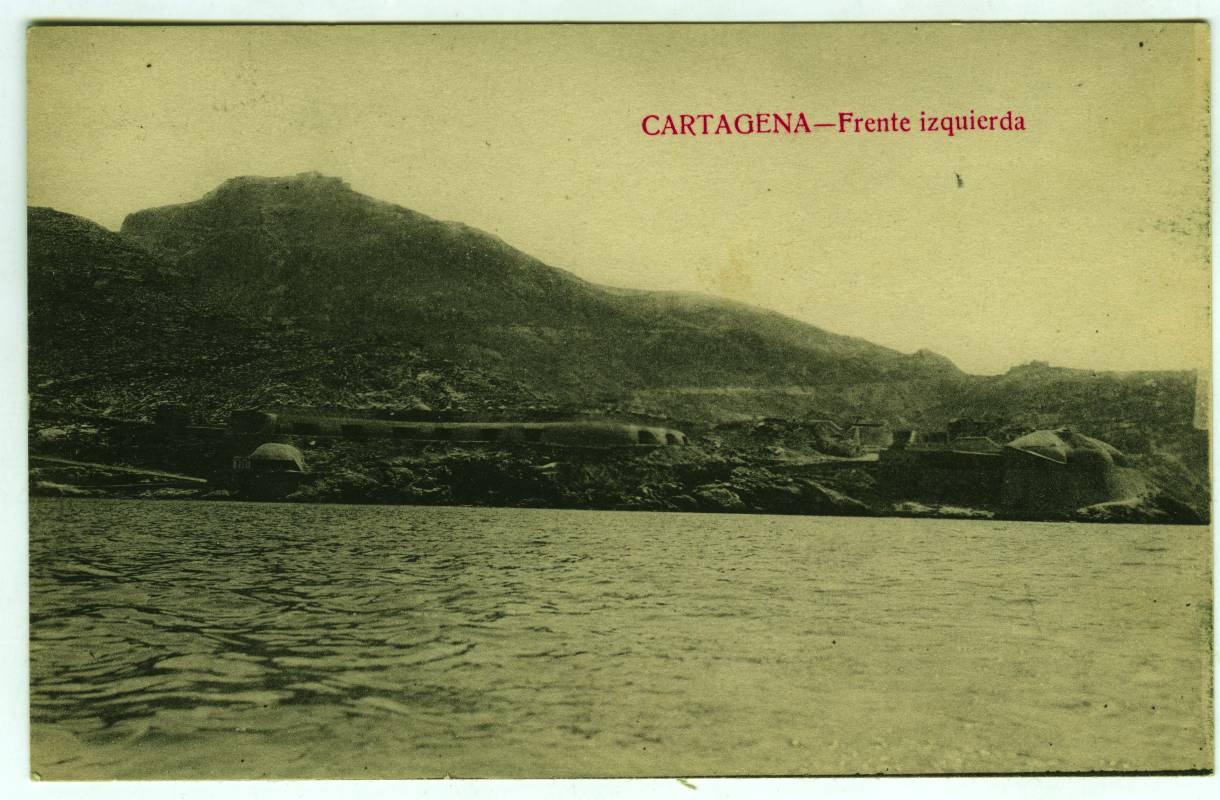 Cartagena, frente izquierda [de la batería de Trincabotija]