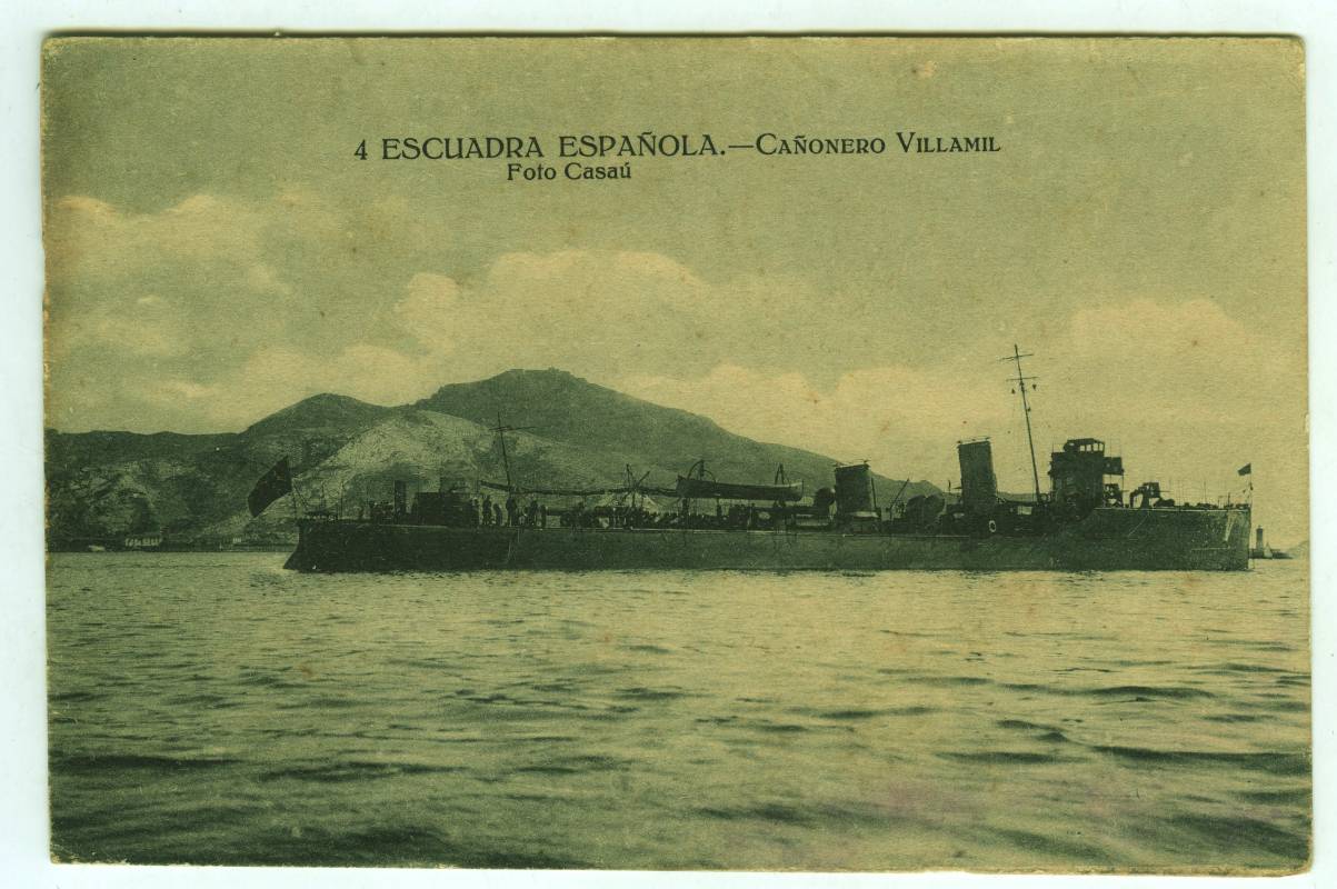 Cartagena, escuadra española. Cañonero Villamil