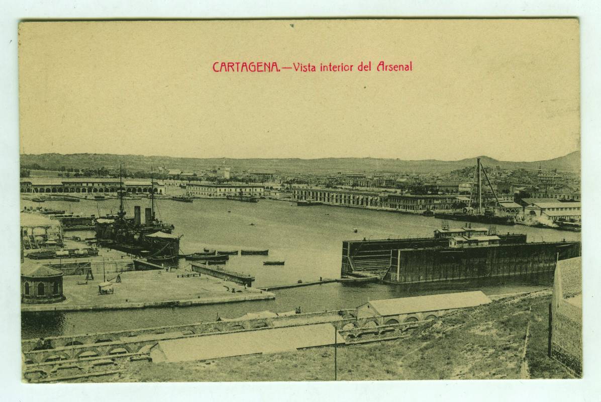 Cartagena, Vista del interior del arsenal