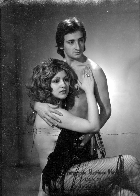 Retrato de una pareja de artistas del Teatro Argentino.