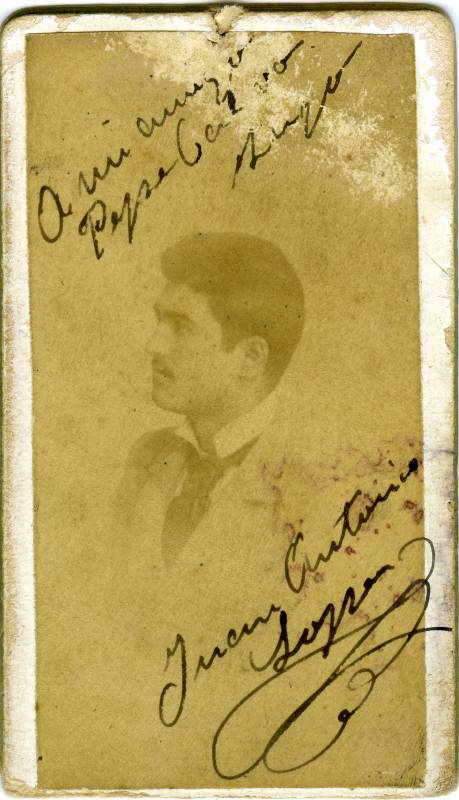 Retrato del joven Juan Antonio López.