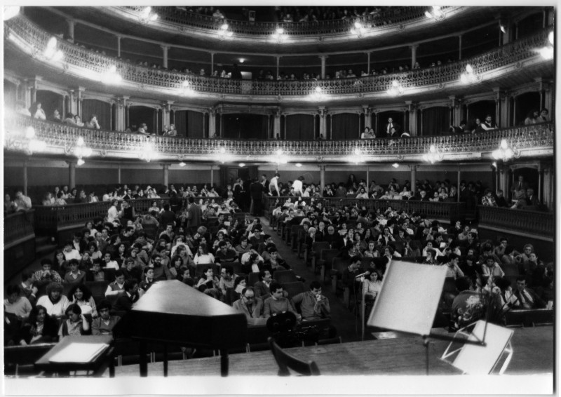 Tres imágenes de las actuaciones de la Orquesta de cámara Pauls Kuentz, en Murcia y Cartagena