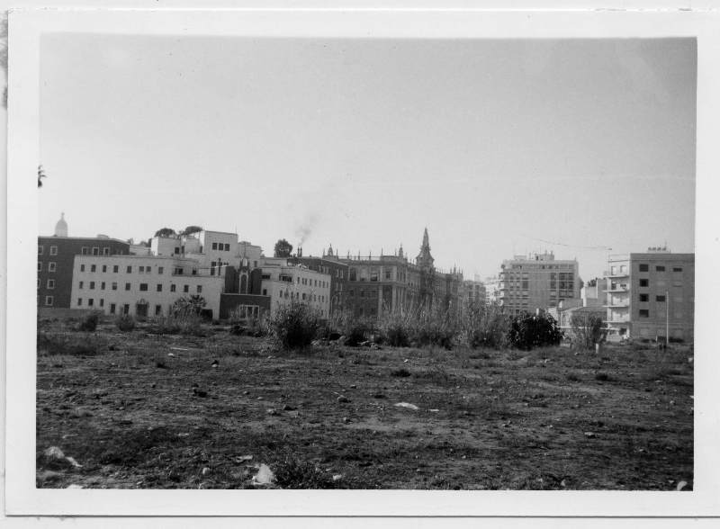 Vista de la Facultad de Filosofía y Letras de la Universidad de Murcia