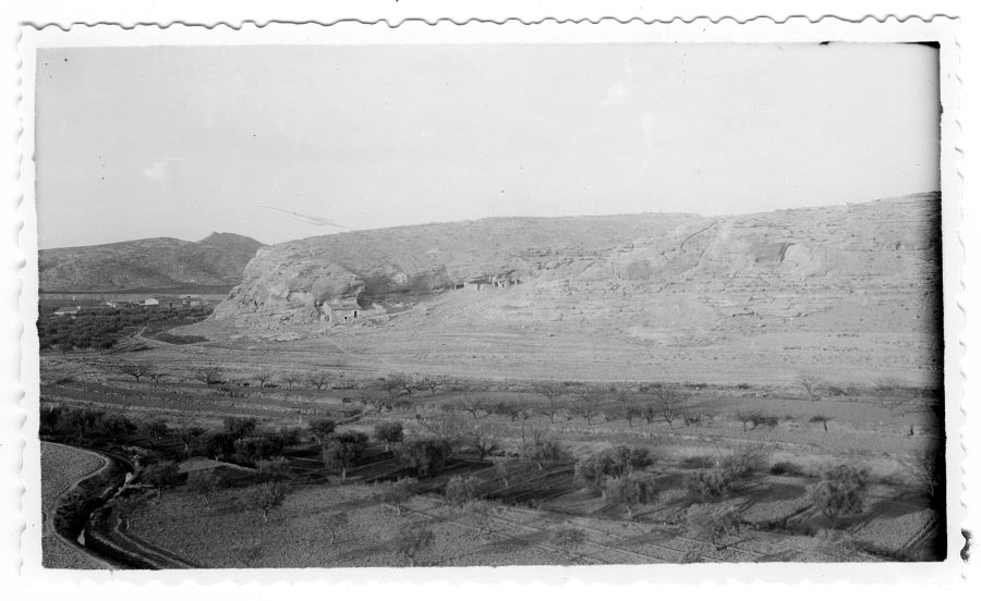 Vista panorámica del paraje donde se encuentra el yacimiento arqueológico del Tolmo de Minateda, Hellín
