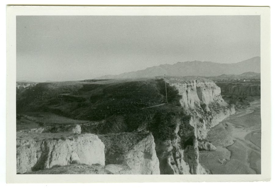 Vista general del emplazamiento del yacimiento arqueológico de El Argar, Antas