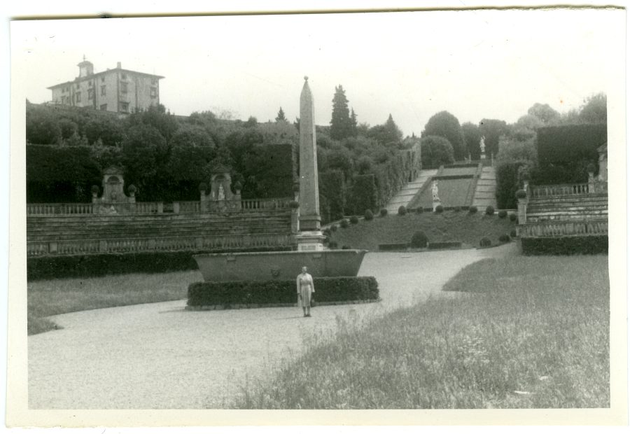 Vista de los jardines de Bóboli, junto al palacio Pitti de Florencia