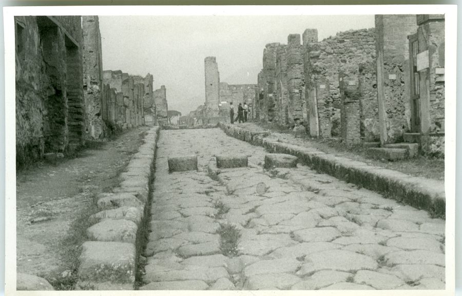 Vista de una calle de Pompeya