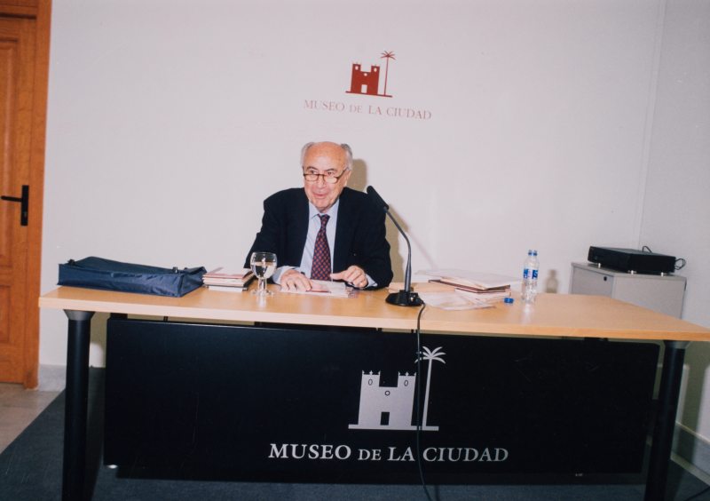 Antonio Pérez Crespo en un acto en el Museo de la Ciudad con motivo del Día Internacional de los Museos.