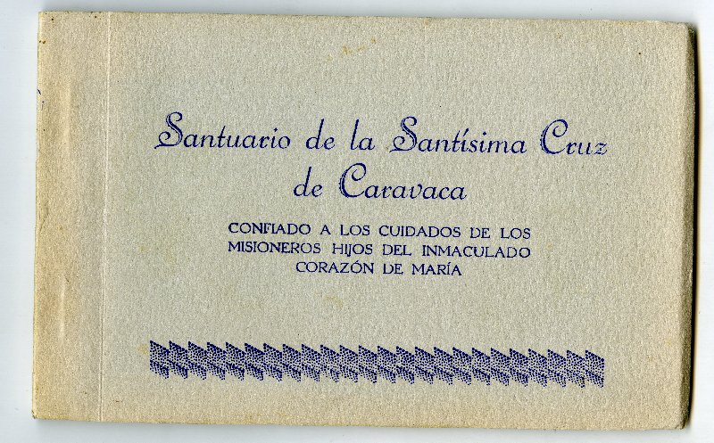 Taco de tarjetas postales del Santuario de la Santísima Cruz de Caravaca de la Cruz.