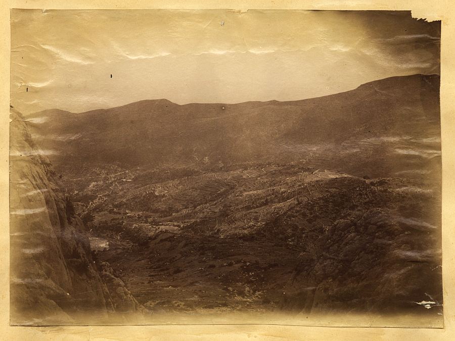 Vista de un barranco en Sierra Espuña