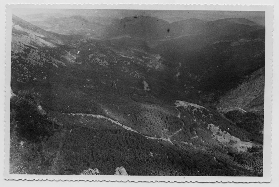 Vista panorámica de Sierra Espuña tomada desde el Morrón