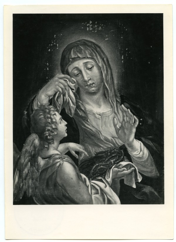 Pintura de una Virgen Dolorosa procedente de Mula