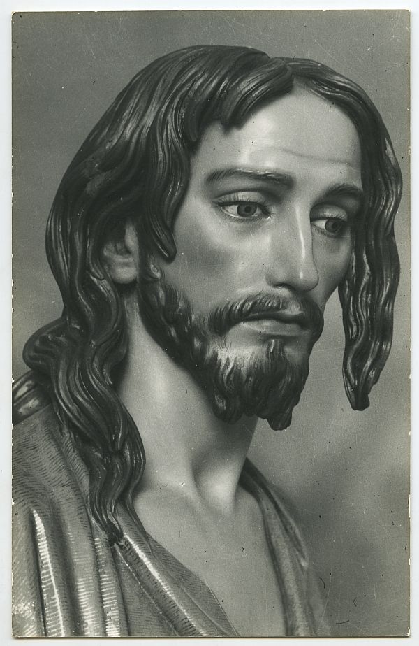 Detalle de Jesús del grupo escultórico El Lavatorio, obra de Juan González Moreno