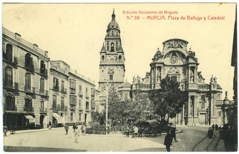 Murcia. Plaza de Belluga y Catedral.