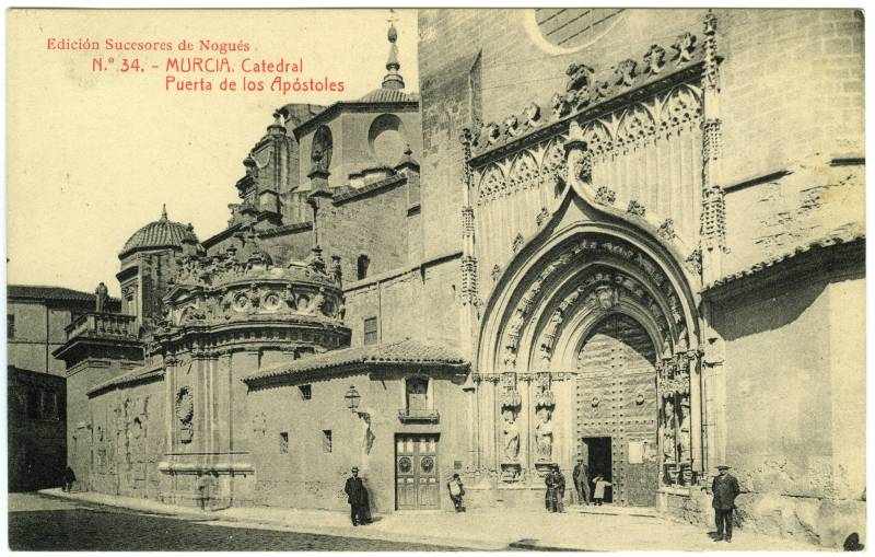 Murcia. Catedral. Puerta de los Apóstoles. 