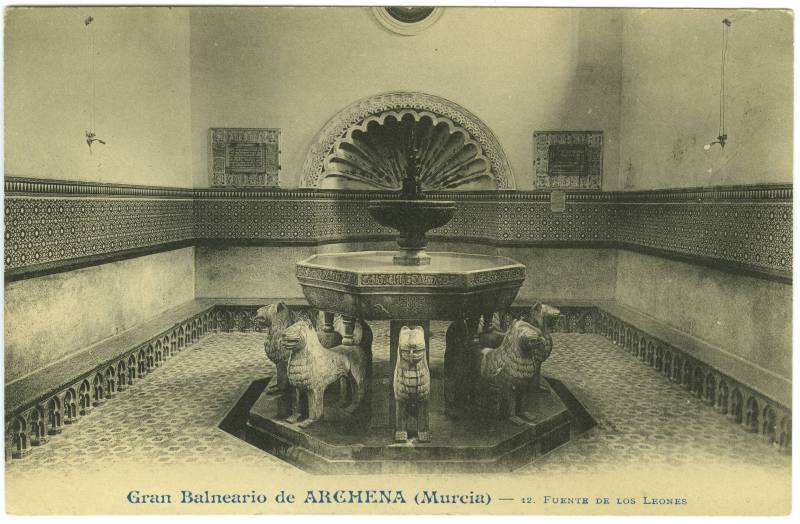 Gran Balneario de Archena. Fuente de los Leones.