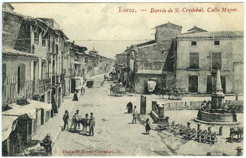 Barrio de San Cristóbal de Lorca. Calle Mayor.