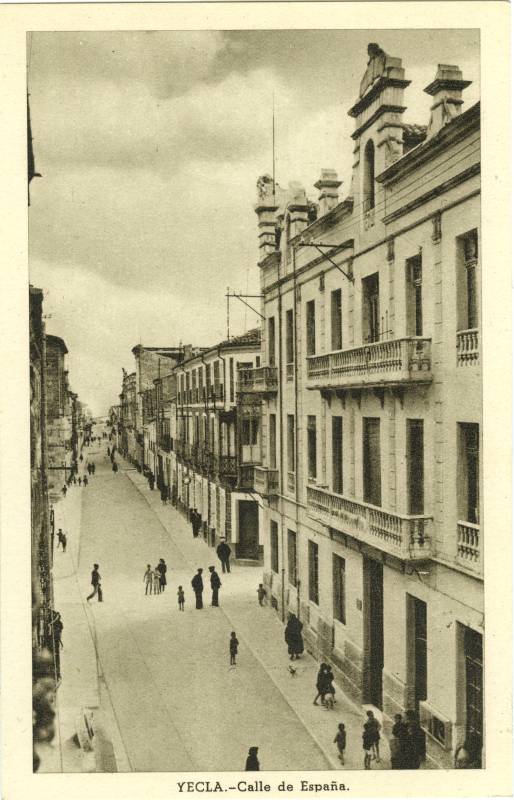 Calle de España en Yecla. 