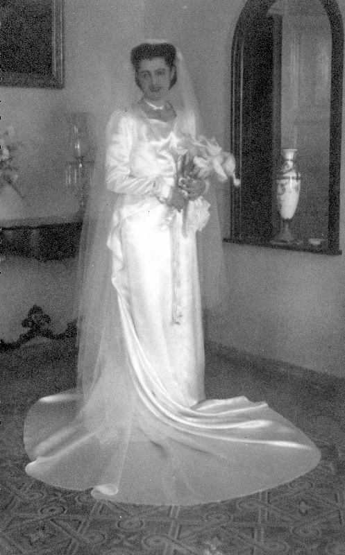 Retrato de joven vestida de novia