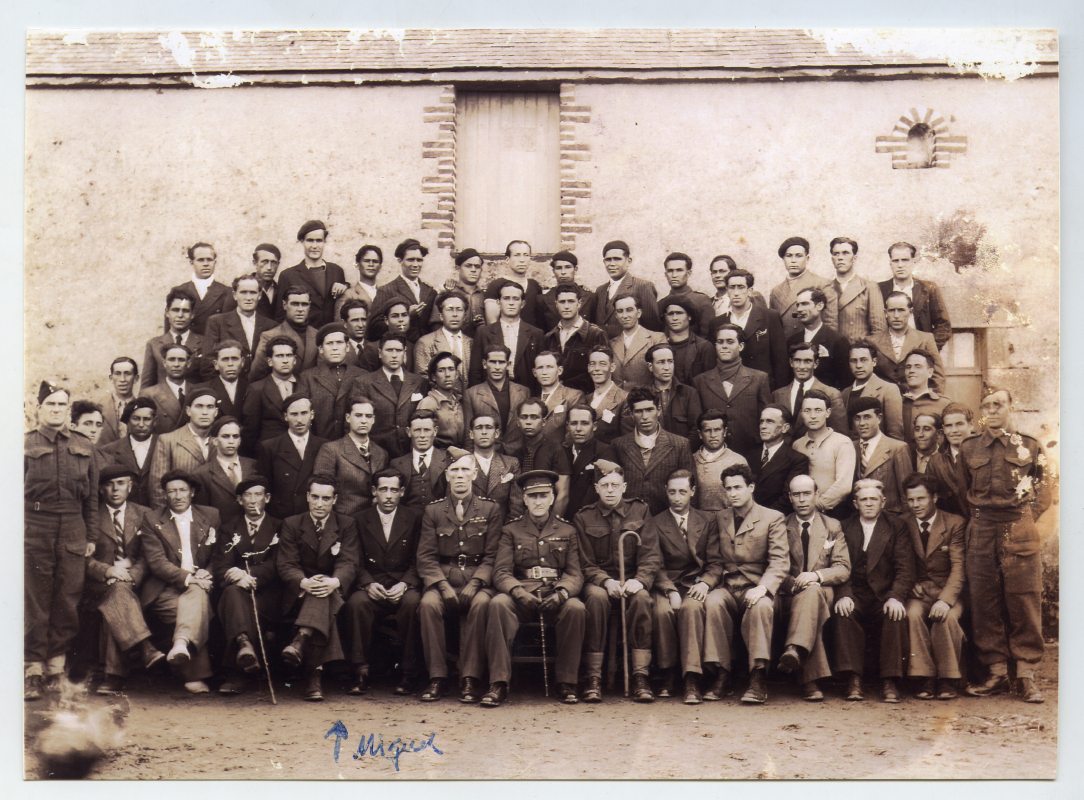 El 4º Grupo de la 185ª Compañía de Trabajadores Extranjeros, con base en Savenay (Francia).