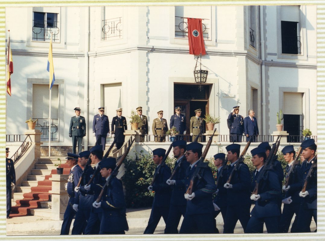Jura de bandera en el Centro de Adiestramiento de Seguridad y Defensa del Ejército del Aire (CASYD) de Los Alcázares.