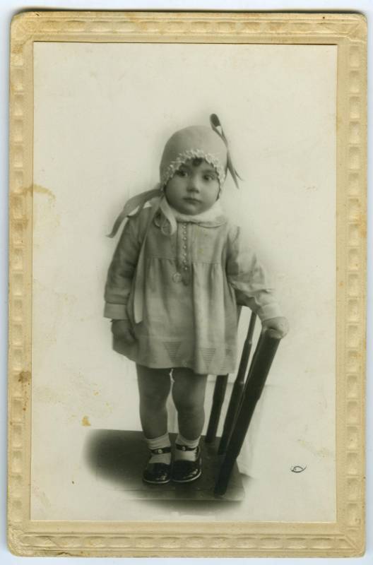 Retrato de la niña Ana Sánchez Rodríguez